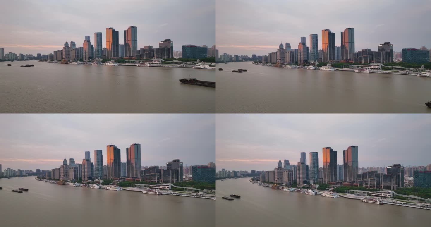 上海黄浦江轮渡码头航拍5御三