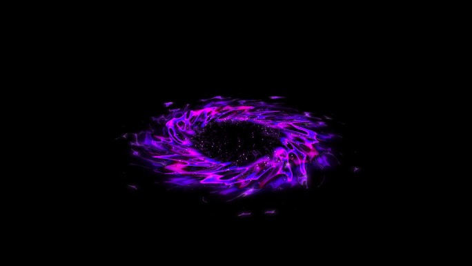 螺旋紫色邪恶能量游戏特效素材