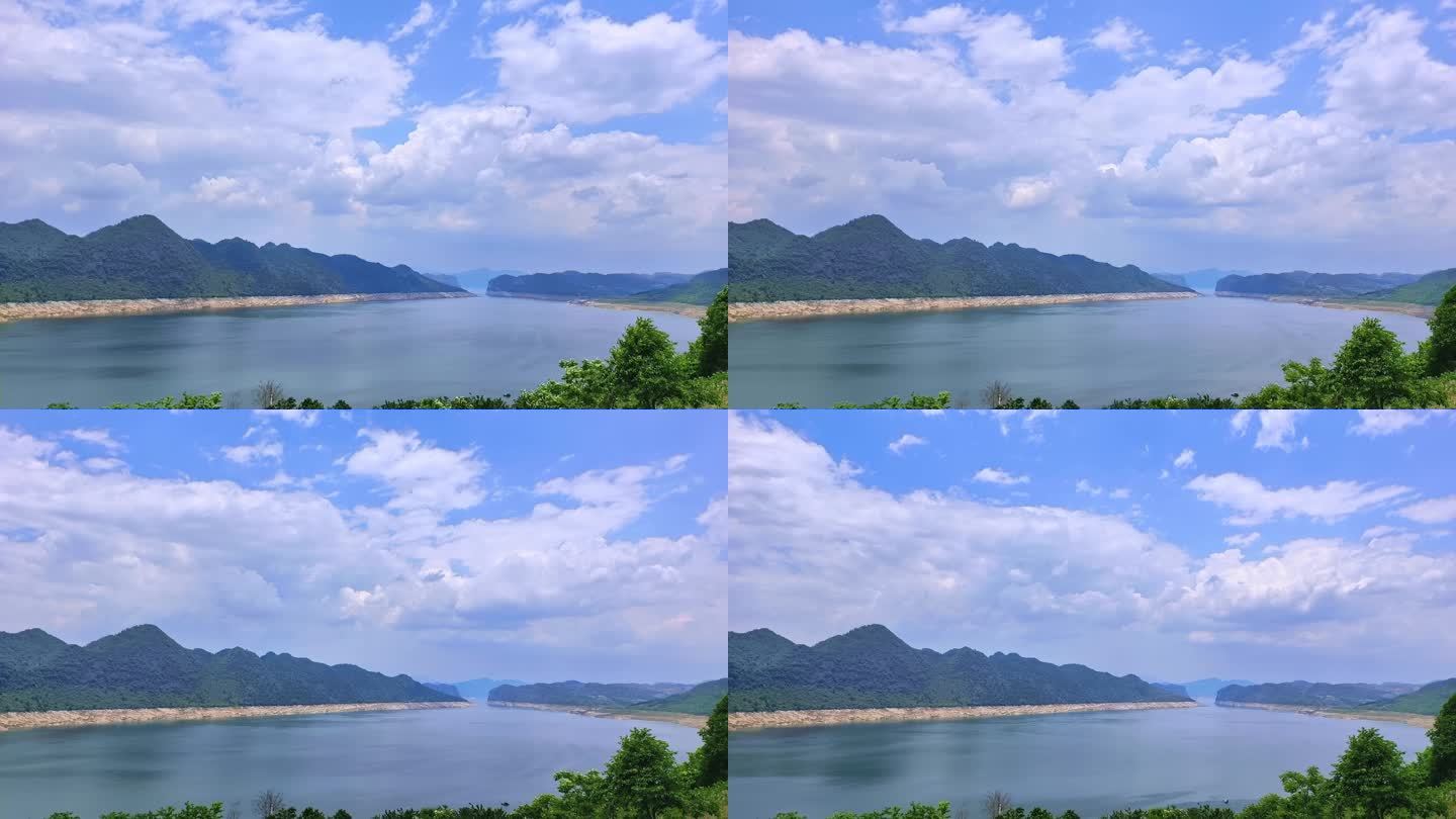贵州瓮安乌江江界河码头延时摄影