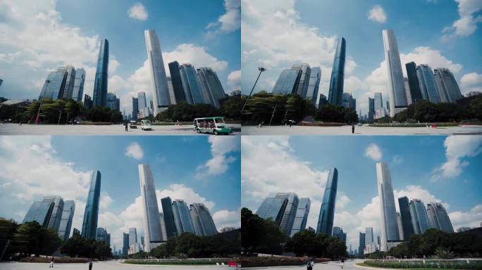 花城广场[4k]城市空镜（电影感）