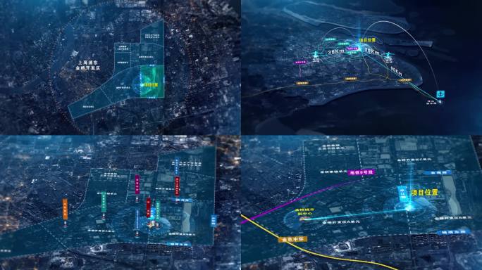 AE地图上海浦东金桥开发区机场港口高速路