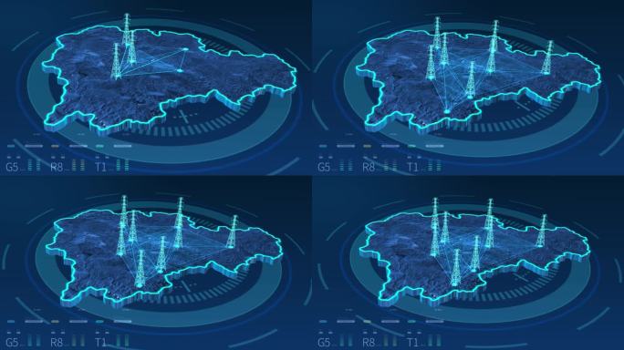 科技5G基站信号视频素材