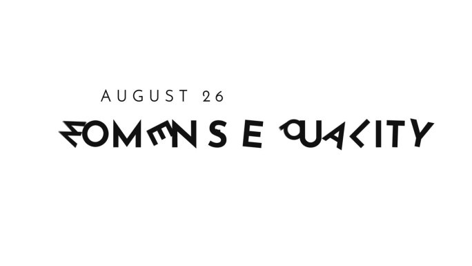 妇女平等日背景，8月26日。4 k