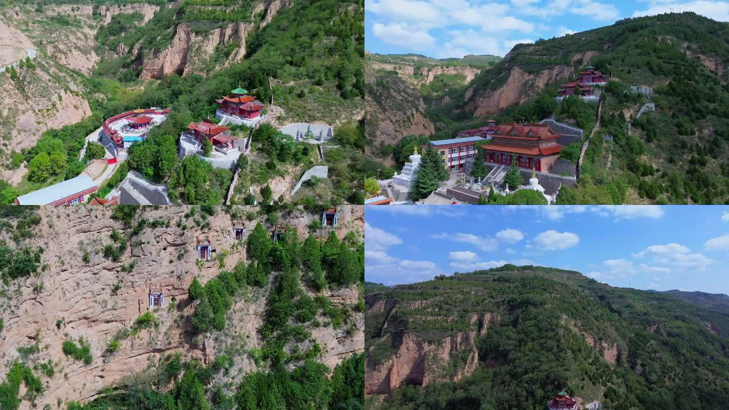 [4K]航拍素材.甘肃天水炳灵寺