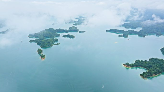 万绿湖大湖面