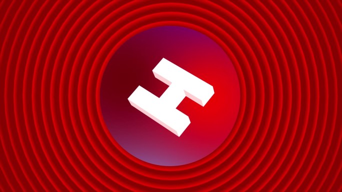 字母后logo H动画