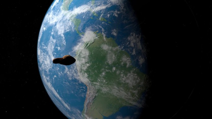 绕地球轨道运行的小行星