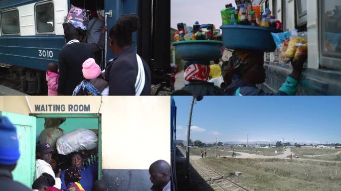 非洲坦赞铁路 非洲铁路运输 非洲火车站