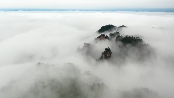 宣传片风景素材 大美张家界云海 大好河山