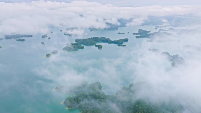 万绿湖大湖面