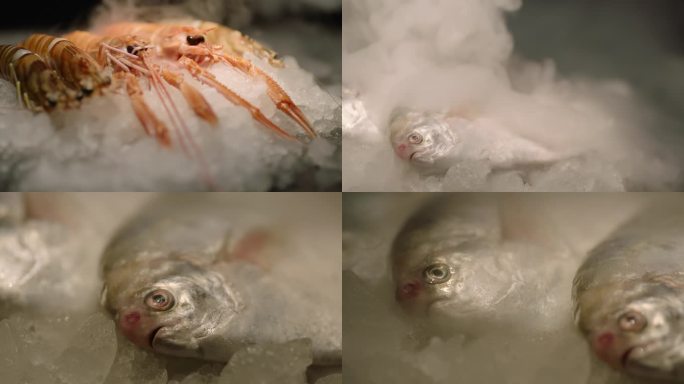大黄鱼鲳鱼竹节虾（冷冻）