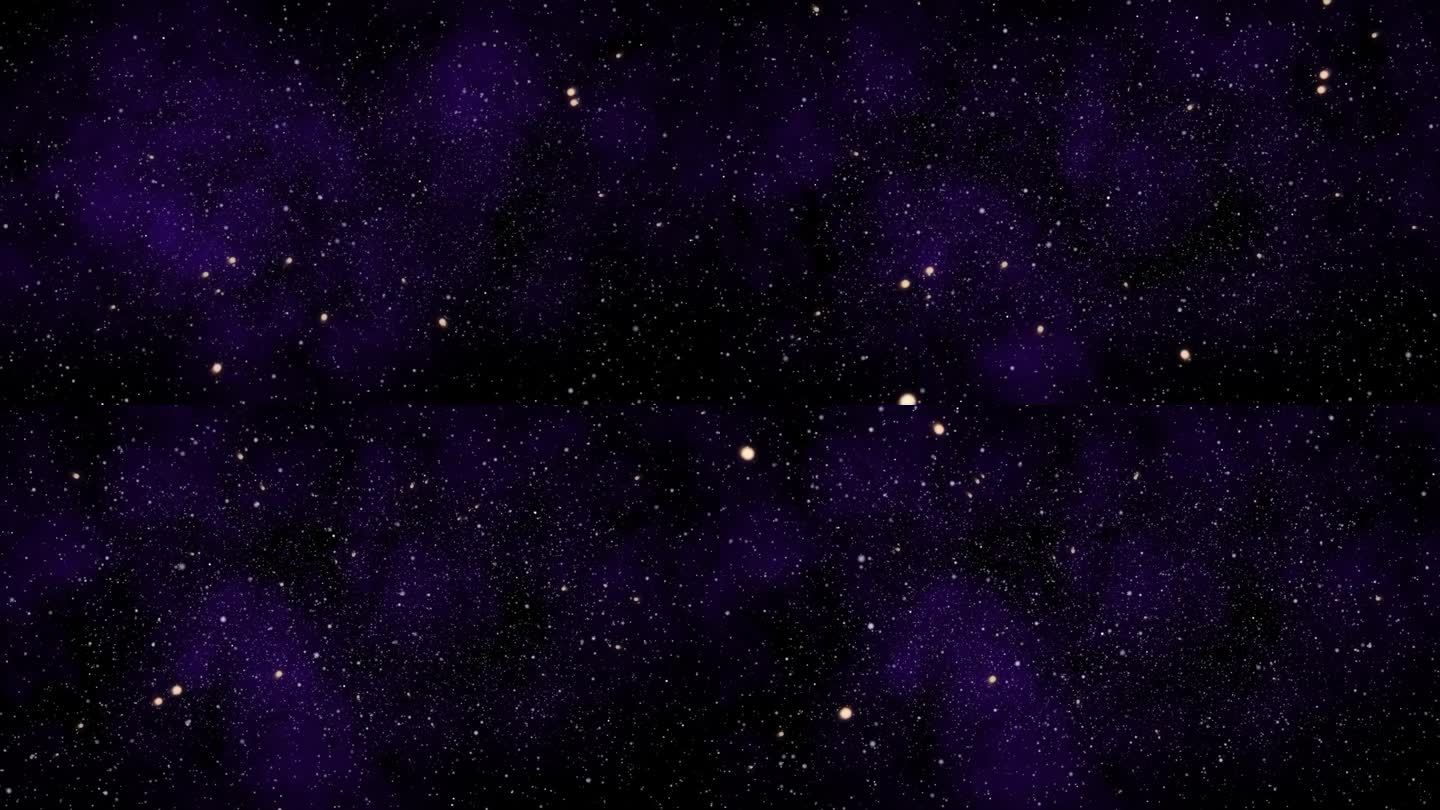 螺旋无限星系外深飞行通过深空背景。