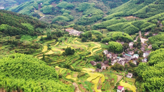 浙江黄岩西部山区，富山乡，半山古村落