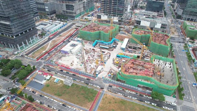 深圳南山区后海总部基地建设场景