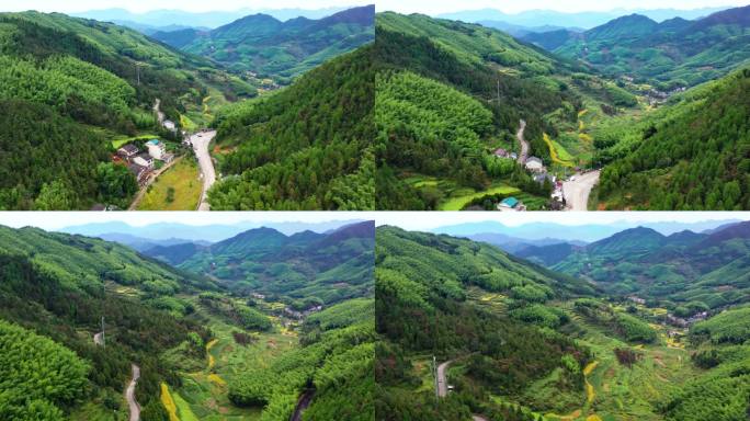 浙江黄岩西部山区，富山乡，自然风光