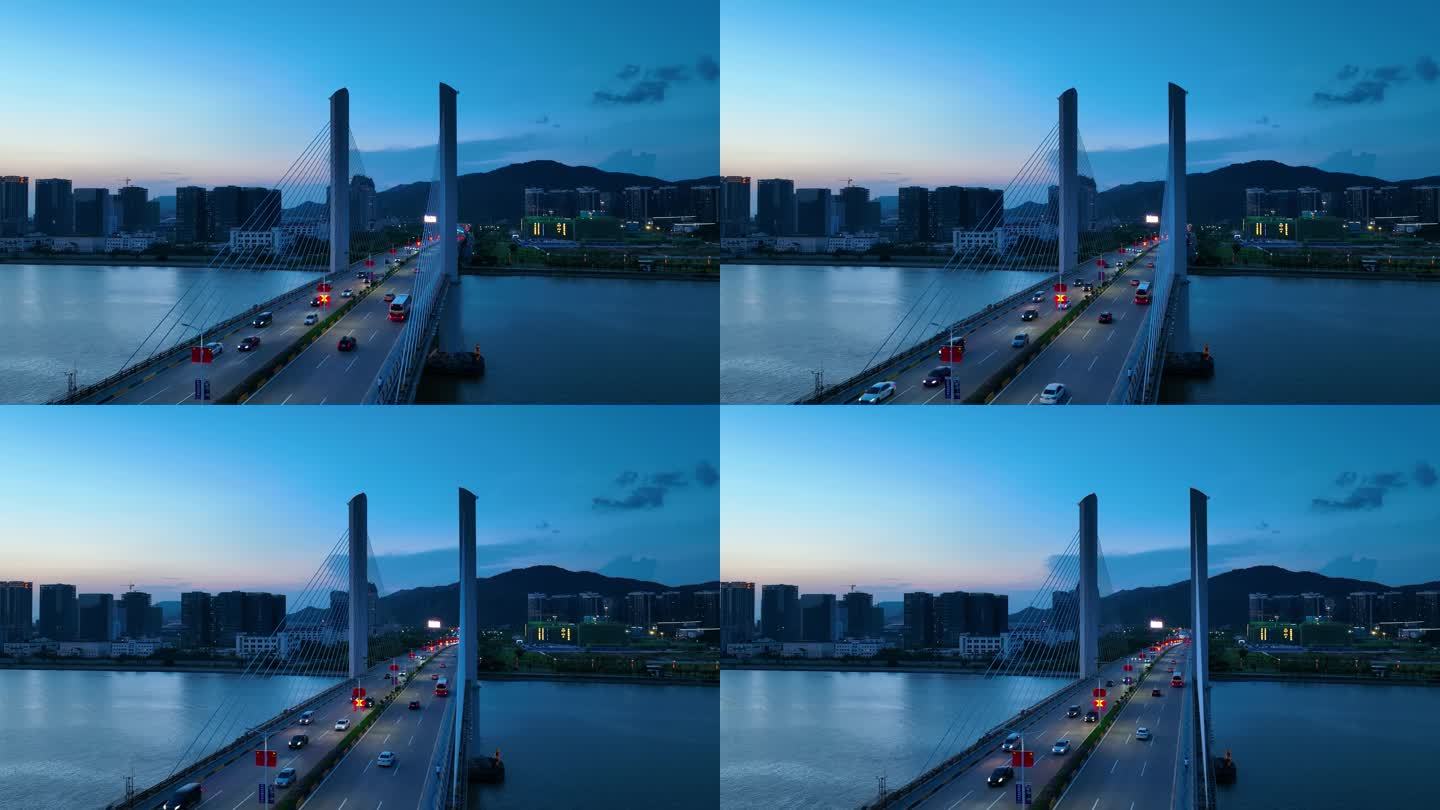 珠海横琴大桥航拍