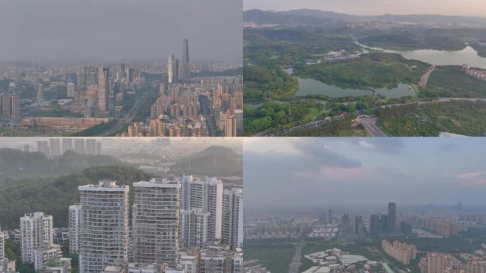 广东东莞 城市建筑 4K航拍
