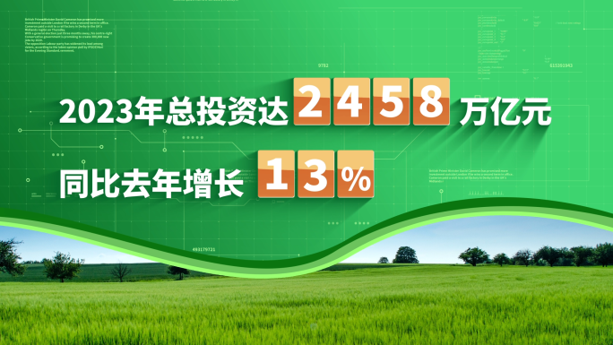 农业年报数据图文展示