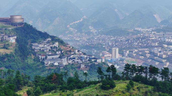 茅台产地全景 酒厂 旅游风景区