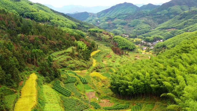 浙江黄岩西部山区，富山乡，自然风光