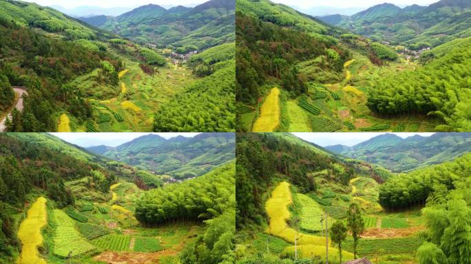 浙江黄岩西部山区，富山乡，自然风光