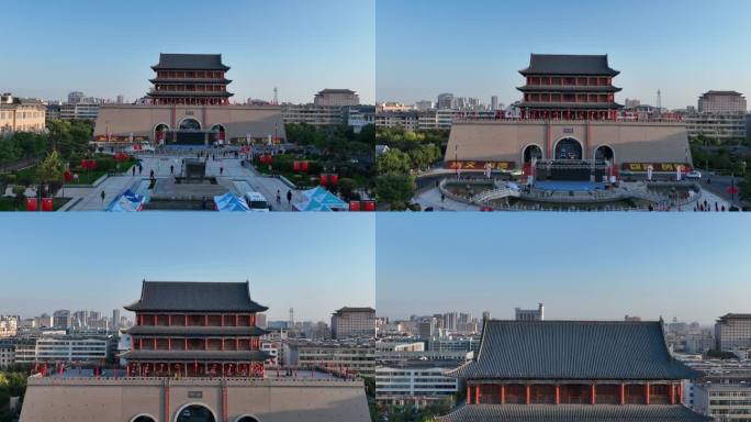 甘肃 武威 南城门 凉州昭武门 航拍