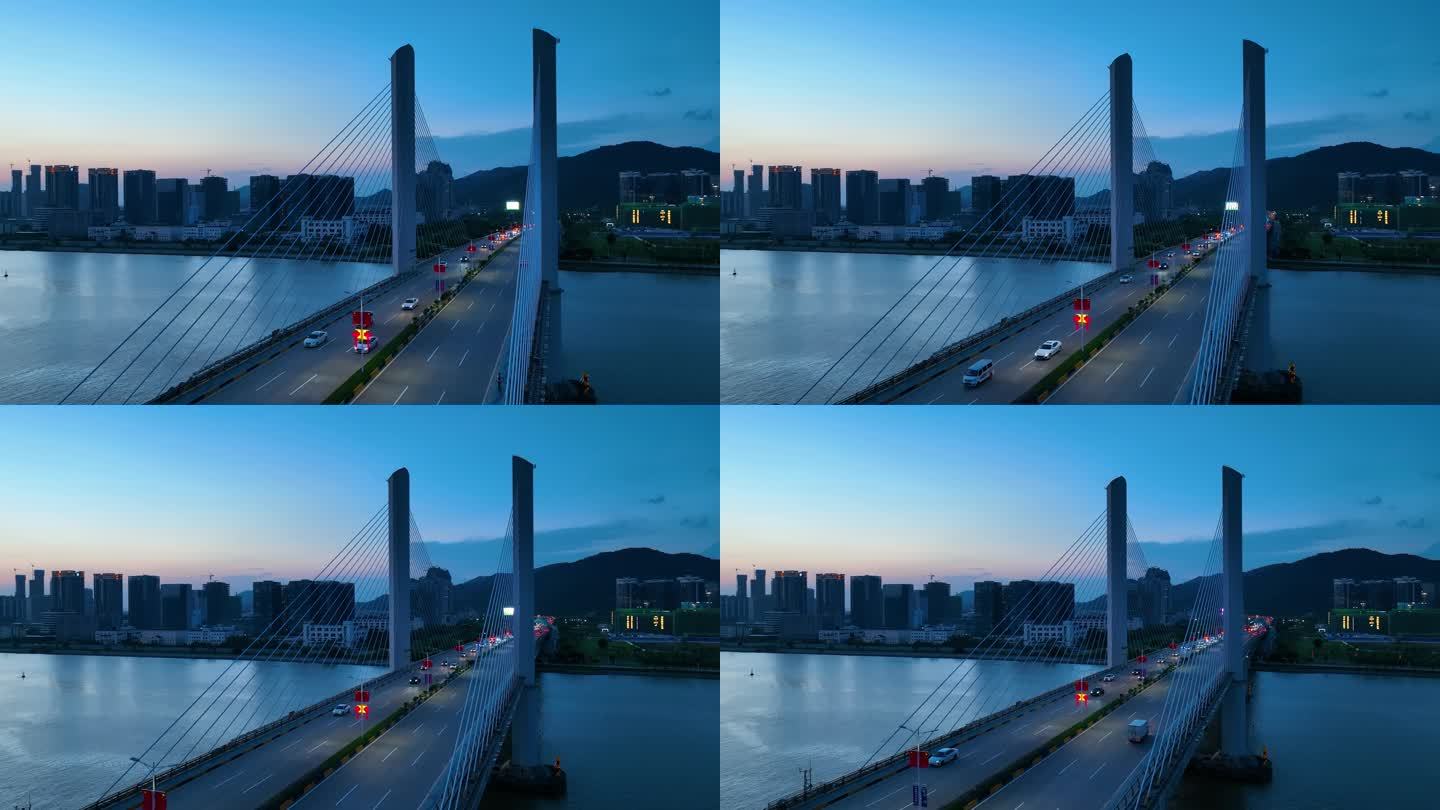 珠海横琴大桥航拍