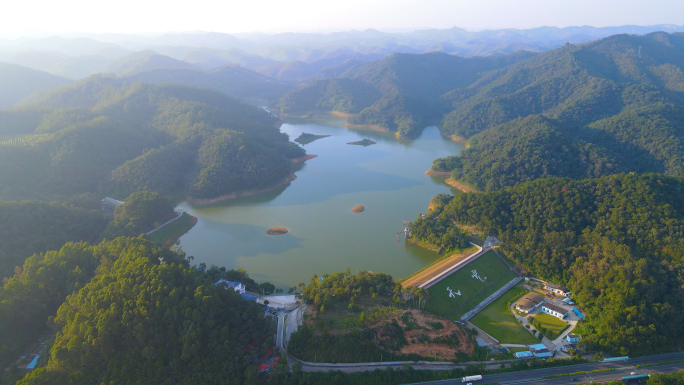 南宁天雹水库水利水电站库区大坝湖泊水资源