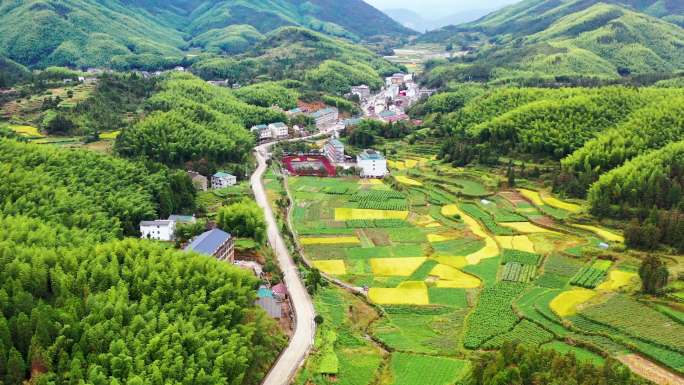 浙江黄岩西部山区，富山乡，自然风光