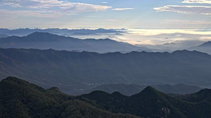 8K泰山航拍云海