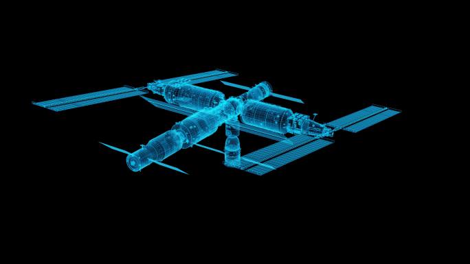 中国空间站全息