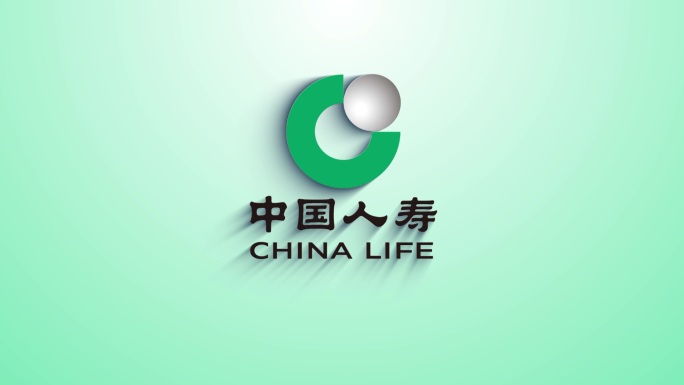 简约logo演绎人寿保险片尾