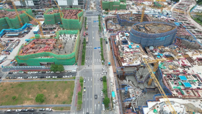 深圳南山区后海总部基地建设场景