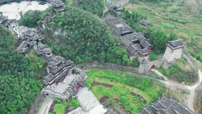 九黎城 蚩尤苗族风景