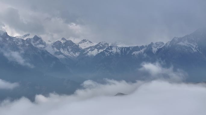 新疆航拍延时风景