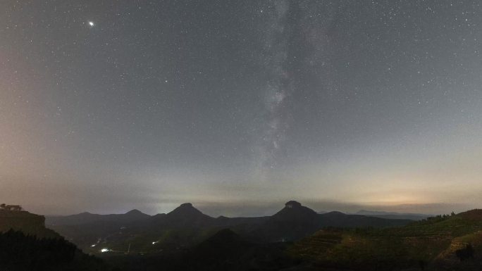 临沂岱崮星空