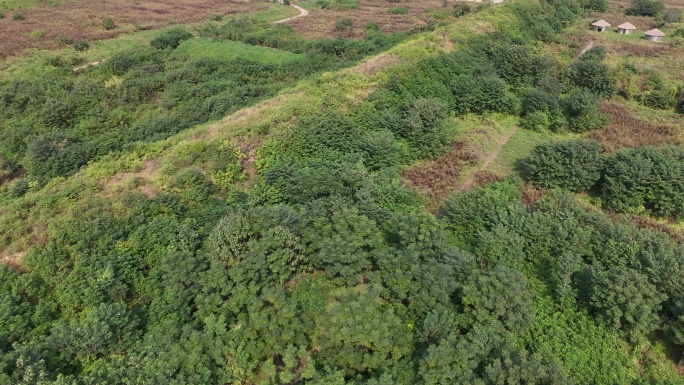 河南郑州惠济荥阳故城荥泽古城文化公园航拍