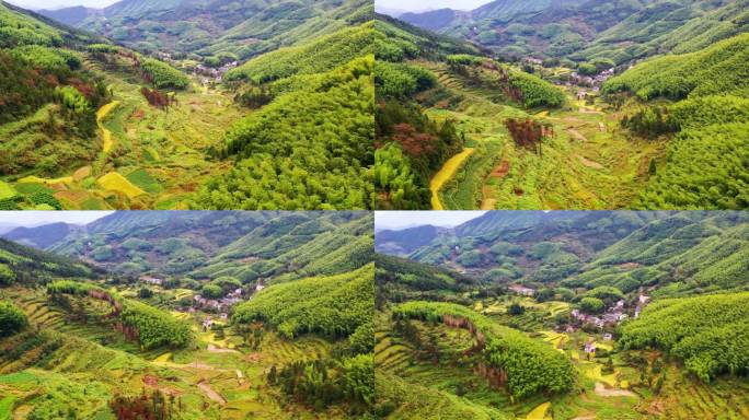 浙江黄岩西部山区，富山乡，半山古村落