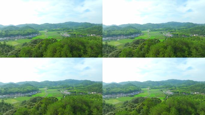 群山 田野 村庄 2