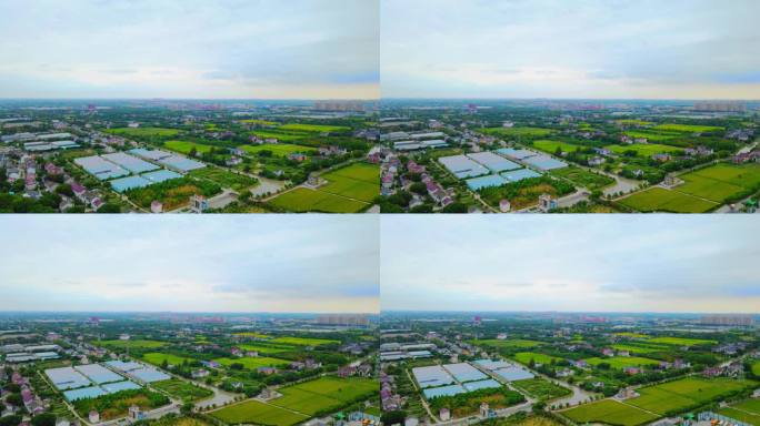上海闵浦郊区全家4K航拍