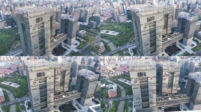 上海证券交易所新大楼航拍5K御三5