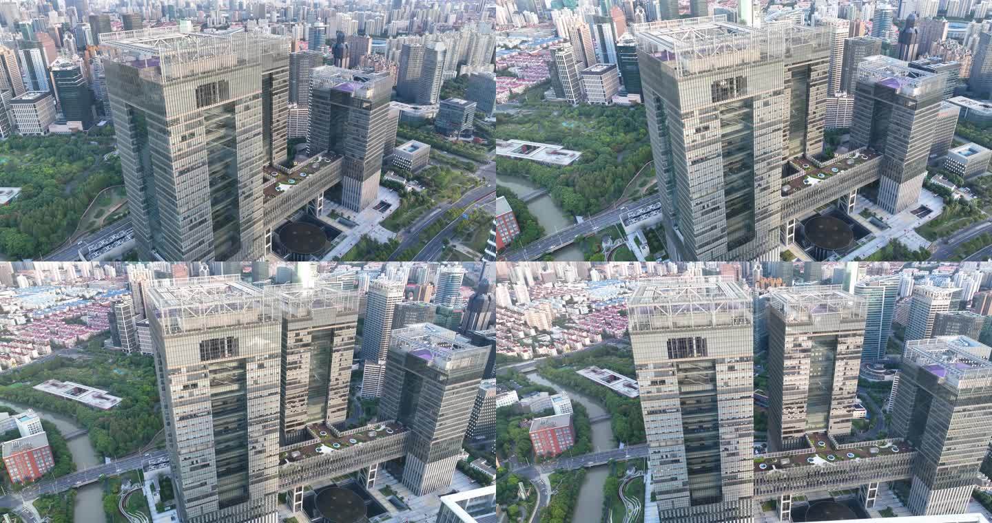 上海证券交易所新大楼航拍5K御三5