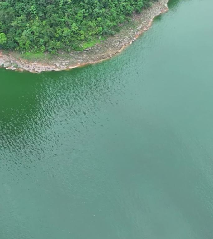 高清竖屏航拍湖北恩施三峡清江大峡谷景色