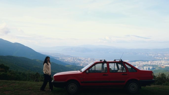 一个人的旅途山上风景