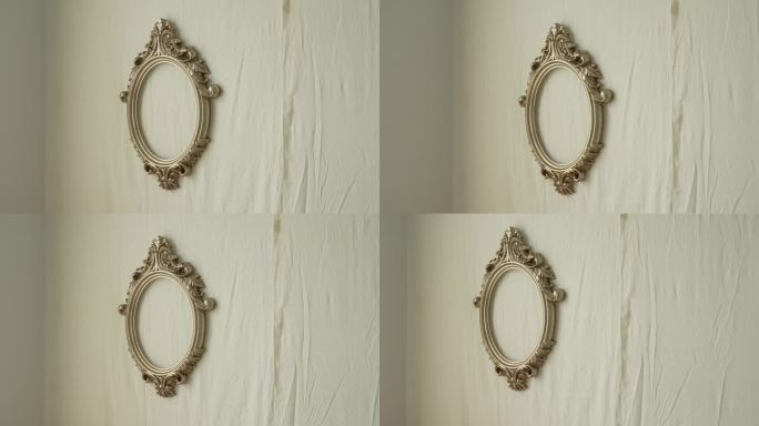 唯美镂空的镜子架