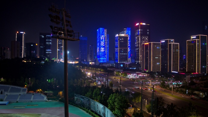 8K济南城区夜景