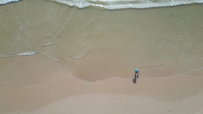 文昌月亮湾 月亮湾海滩 海浪