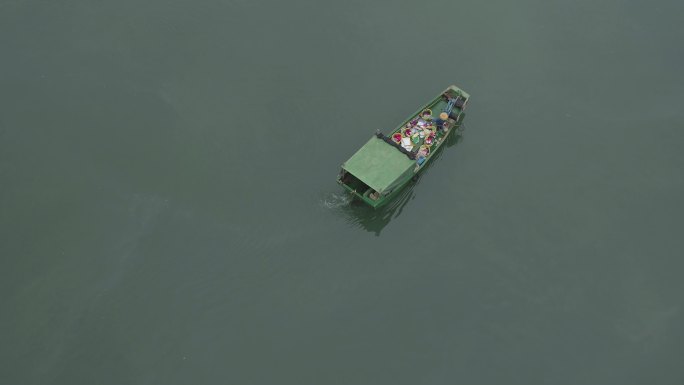 4K M1 广东雷州海上一叶孤舟