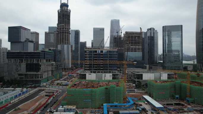 深圳南山区后海总部基地建设场景