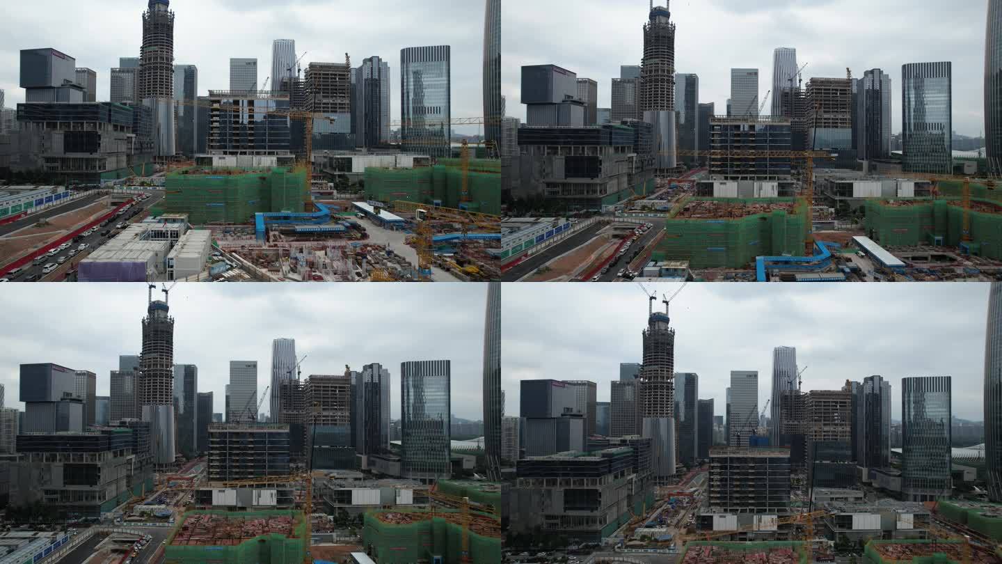 深圳南山区后海总部基地建设场景